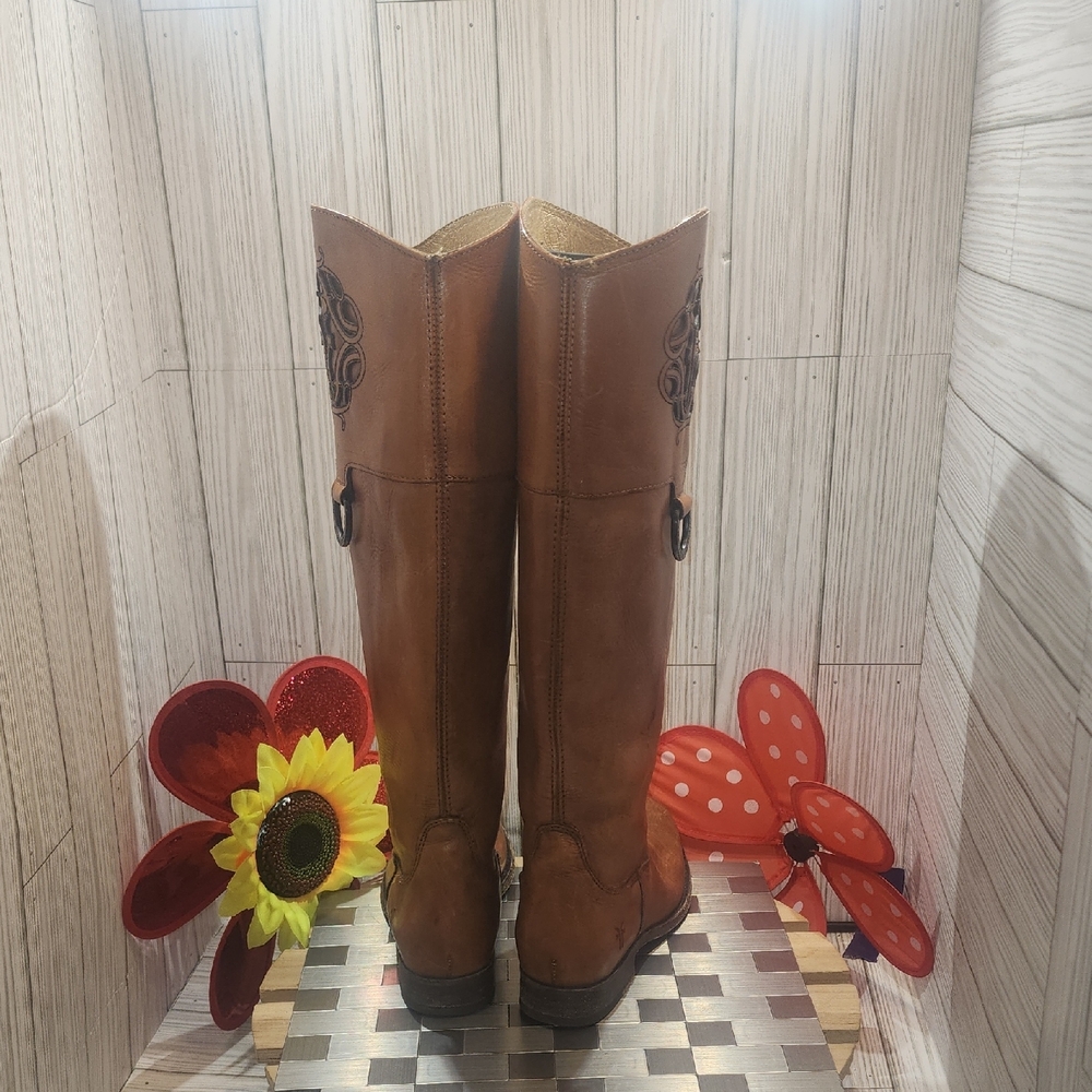 Frye Tan Leather‎ Label Detail - Picture 4 of 8